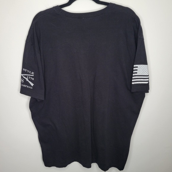 Grunt Style Beer Season Black Graphic T-Shirt 3XL Military USA Patriotic - Picture 6 of 7